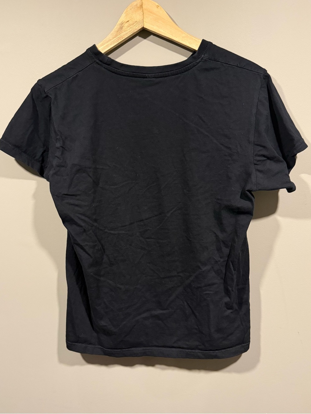 Harley-Davidson womens Black Tee with Orange & White Shield Logo image 3